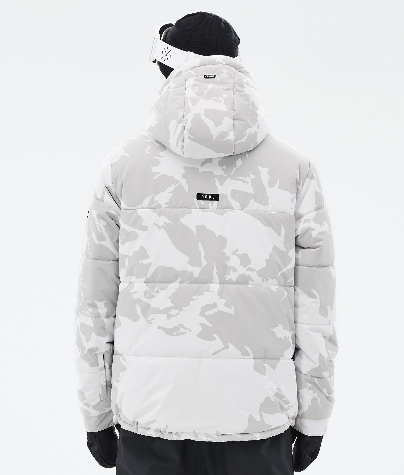 Dope Puffer Full Zip Laskettelutakki Miehet Grey Camo, Kuva 6 / 9