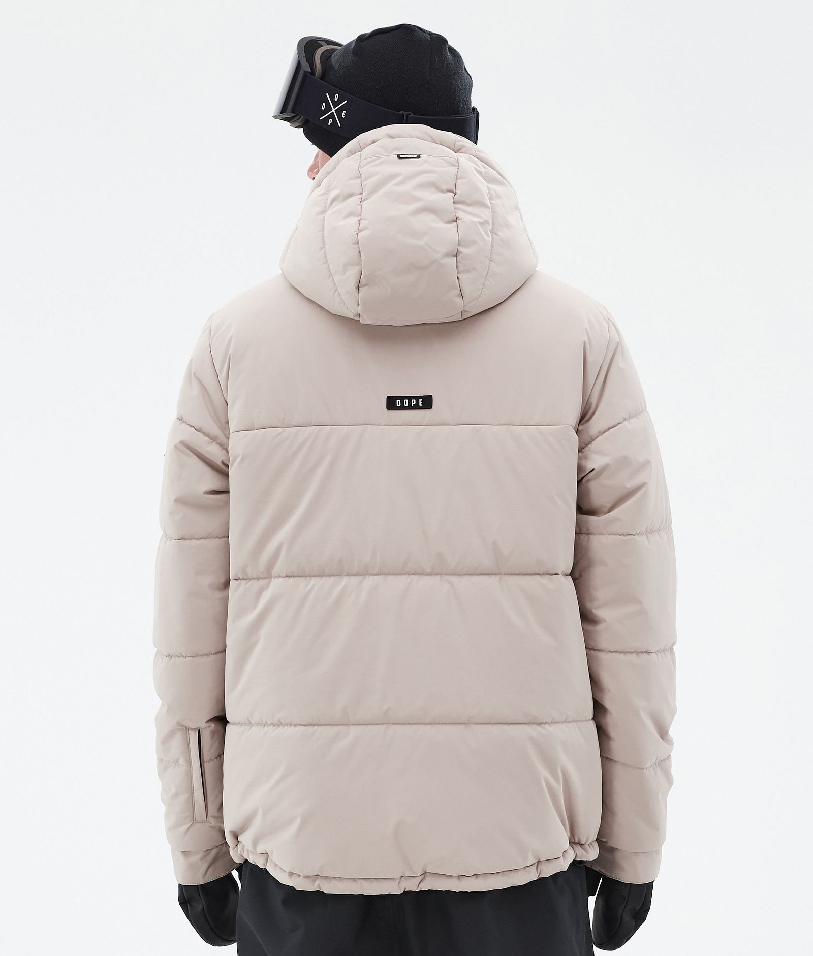 Dope Puffer Full Zip Laskettelutakki Miehet Sand, Kuva 6 / 9