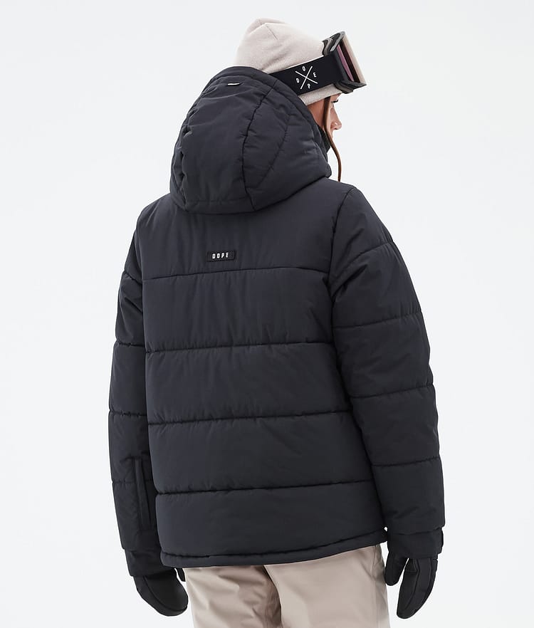 Dope Puffer W Full Zip Laskettelutakki Naiset Black, Kuva 6 / 9