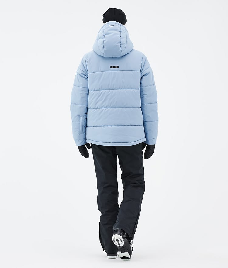 Dope Puffer W Full Zip Laskettelutakki Naiset Light Blue, Kuva 4 / 9