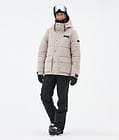 Dope Puffer W Full Zip Laskettelutakki Naiset Sand, Kuva 2 / 9