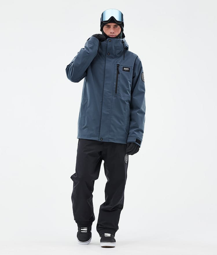 Dope Blizzard Full Zip Lumilautailutakki Miehet Metal Blue, Kuva 2 / 9