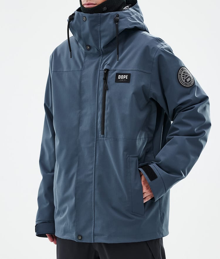 Dope Blizzard Full Zip Laskettelutakki Miehet Metal Blue, Kuva 7 / 9