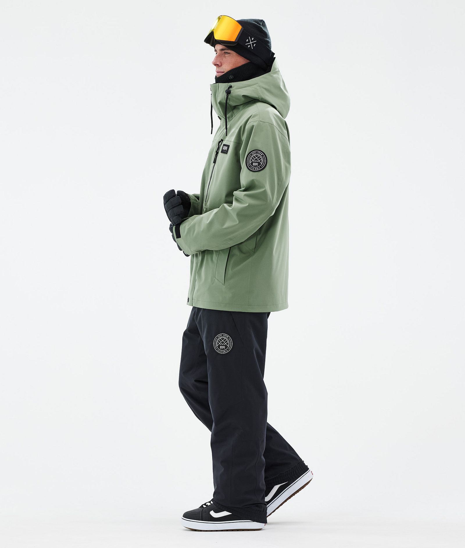 Dope Blizzard Full Zip Lumilautailutakki Miehet Moss Green, Kuva 3 / 9