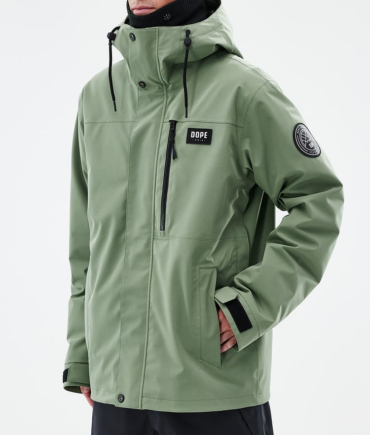 Dope Blizzard Full Zip Lumilautailutakki Miehet Moss Green, Kuva 7 / 9