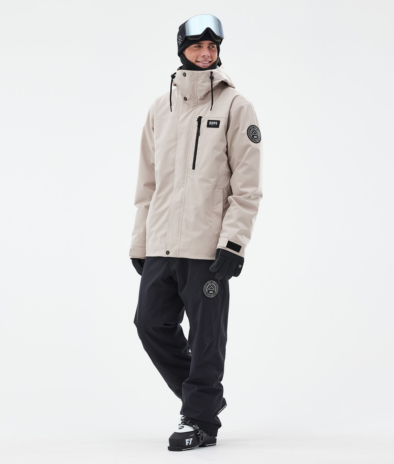 Dope Blizzard Full Zip Laskettelutakki Miehet Sand, Kuva 2 / 9