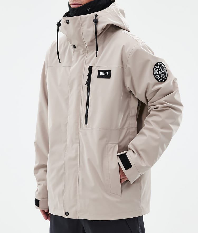 Dope Blizzard Full Zip Lumilautailutakki Miehet Sand, Kuva 7 / 9