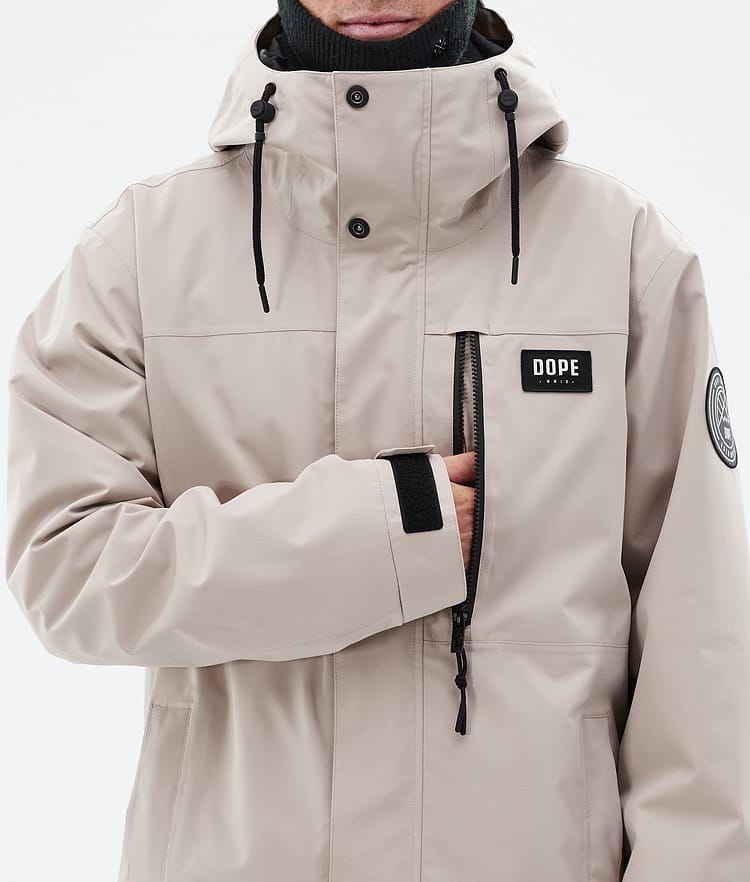 Dope Blizzard Full Zip Laskettelutakki Miehet Sand, Kuva 8 / 9