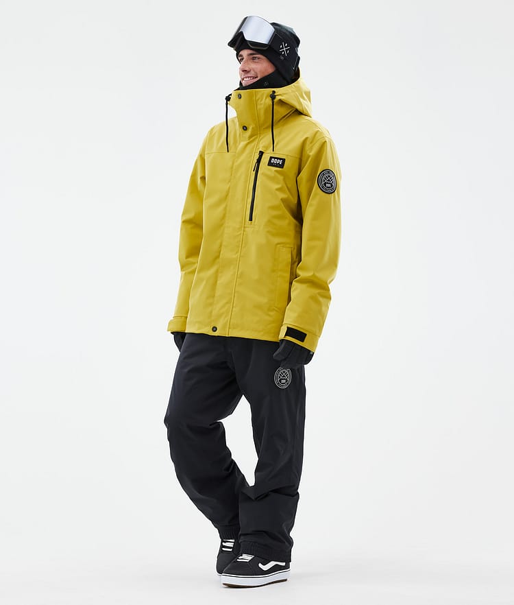 Dope Blizzard Full Zip Lumilautailutakki Miehet Yellow, Kuva 2 / 9