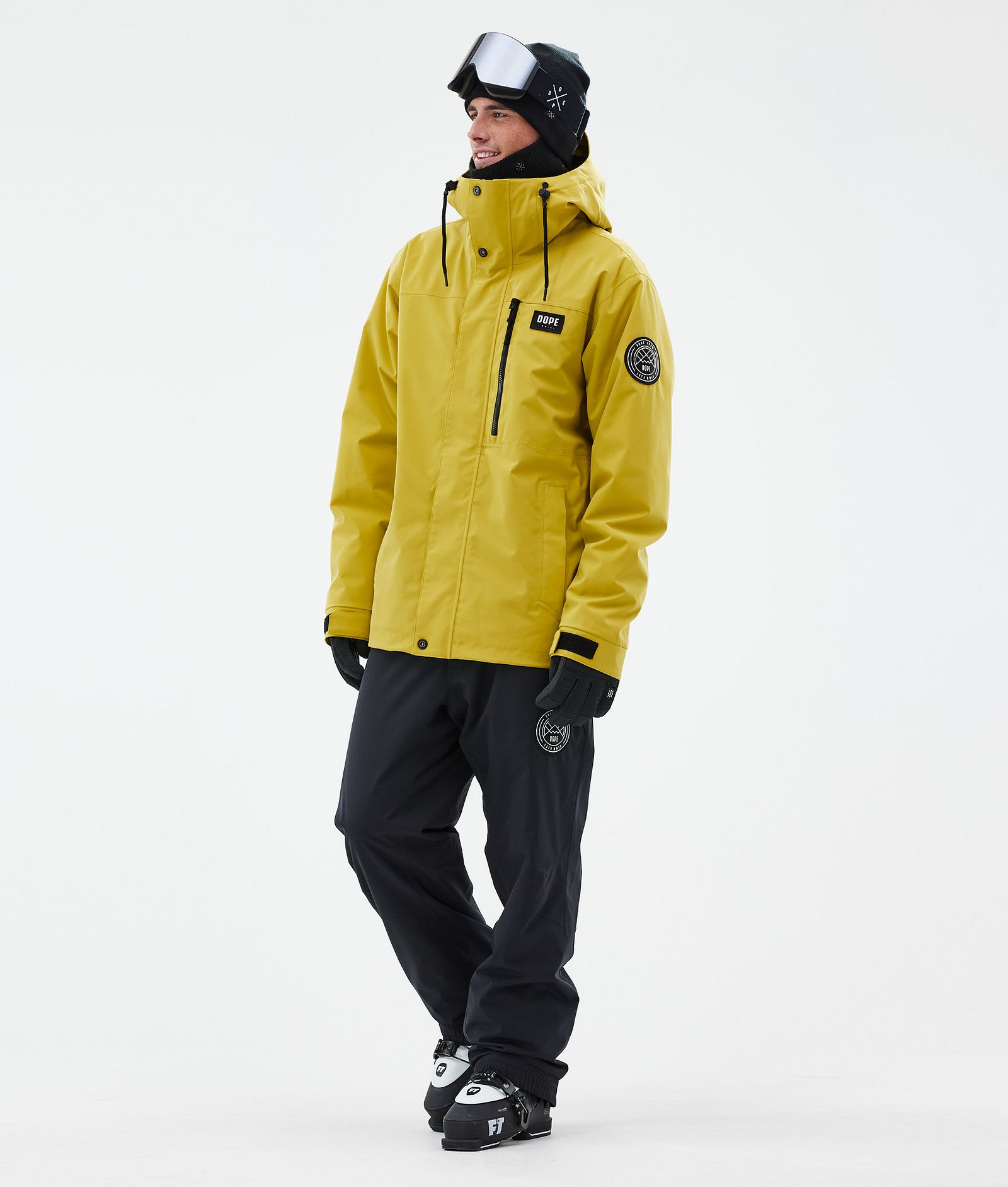 Dope Blizzard Full Zip Laskettelutakki Miehet Yellow, Kuva 2 / 9