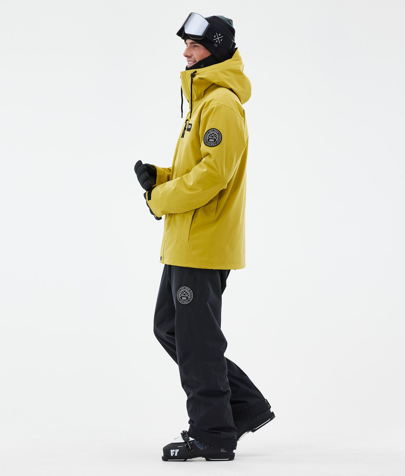 Dope Blizzard Full Zip Laskettelutakki Miehet Yellow, Kuva 3 / 9