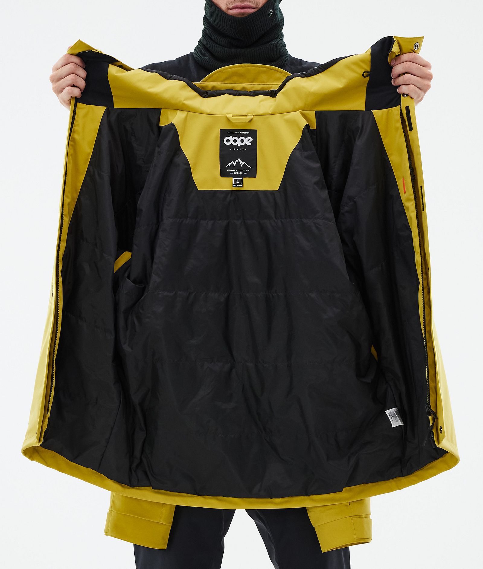 Dope Blizzard Full Zip Laskettelutakki Miehet Yellow, Kuva 9 / 9