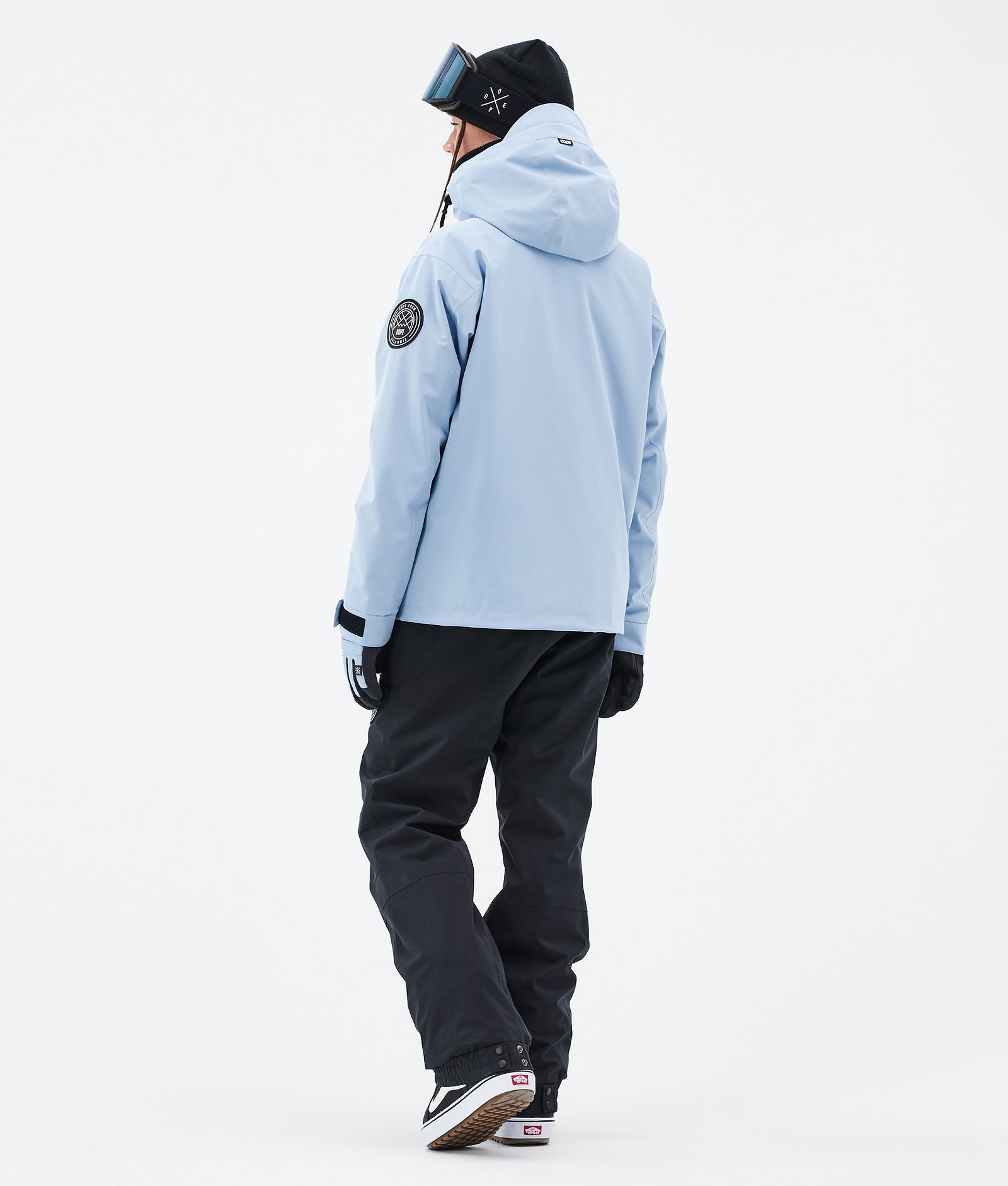 Dope Blizzard W Full Zip Lumilautailutakki Naiset Light Blue, Kuva 4 / 9