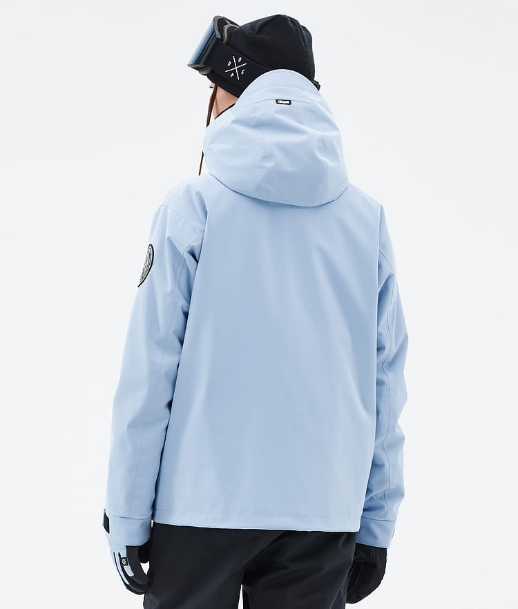 Dope Blizzard W Full Zip Laskettelutakki Naiset Light Blue, Kuva 6 / 9