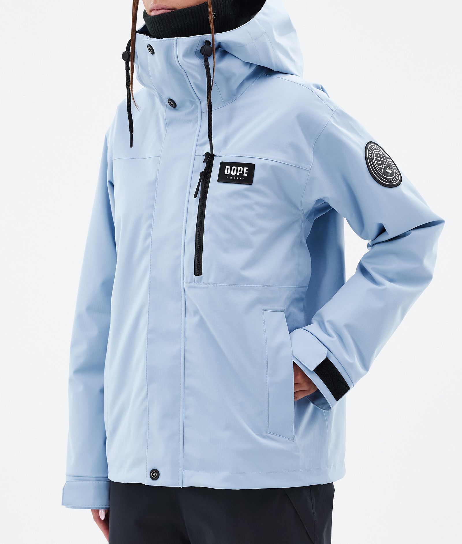 Dope Blizzard W Full Zip Laskettelutakki Naiset Light Blue, Kuva 7 / 9