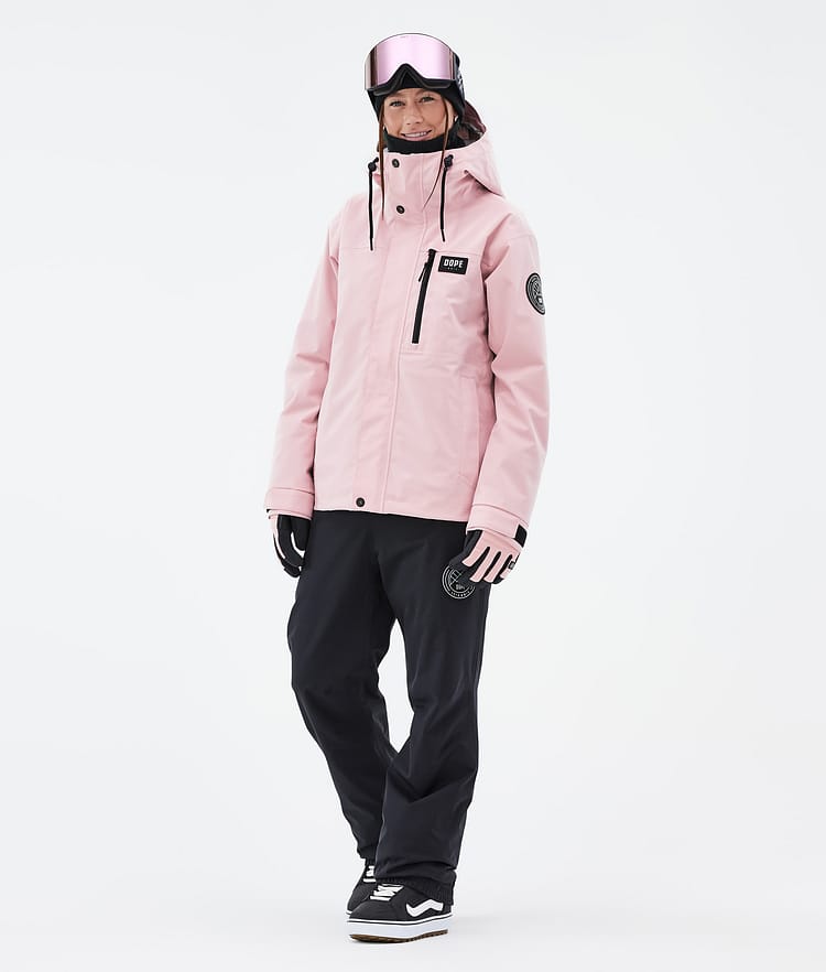 Dope Blizzard W Full Zip Lumilautailutakki Naiset Soft Pink, Kuva 2 / 9