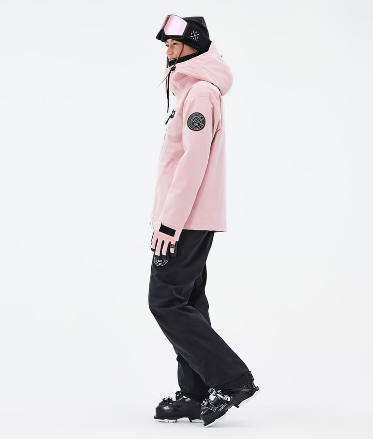 Dope Blizzard W Full Zip Laskettelutakki Naiset Soft Pink, Kuva 3 / 9