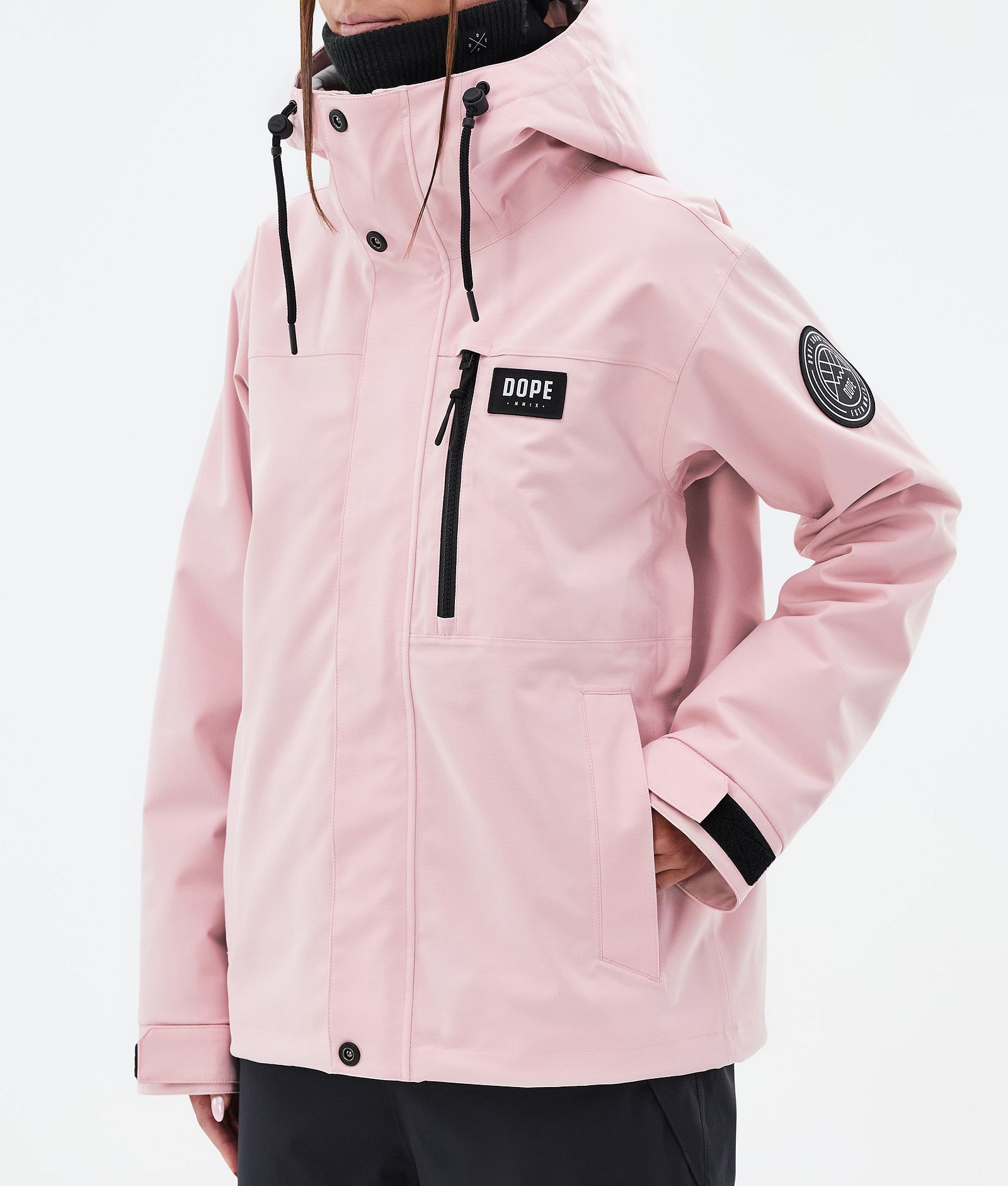 Dope Blizzard W Full Zip Lumilautailutakki Naiset Soft Pink, Kuva 7 / 9