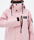 Dope Blizzard W Full Zip Laskettelutakki Naiset Soft Pink, Kuva 8 / 9