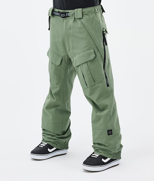 Dope Antek Lumilautailuhousut Miehet Moss Green