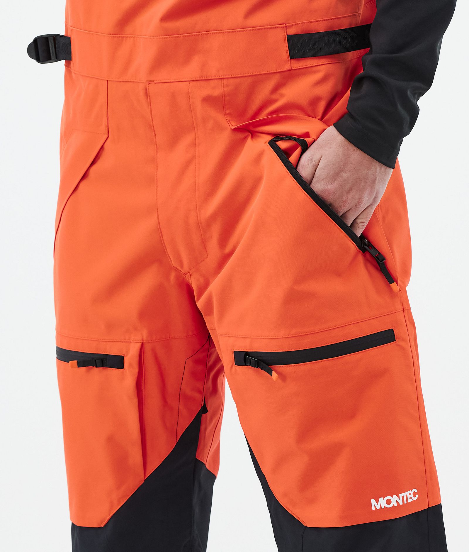 Montec Arch Lumilautailuhousut Miehet Orange/Black, Kuva 6 / 7