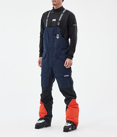 Montec Fawk Lasketteluhousut Miehet Dark Blue/Black/Orange