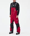 Montec Fawk Lasketteluhousut Miehet Deep Red/Black