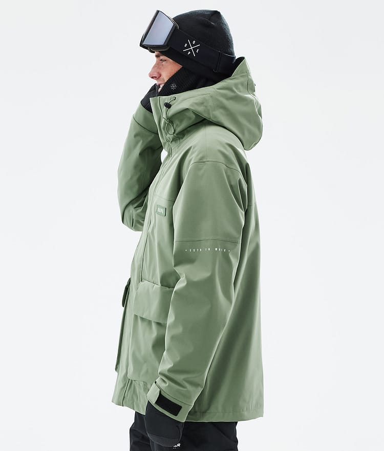 Dope Acme Laskettelutakki Miehet Moss Green, Kuva 5 / 9