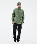 Dope Comfy Fleecepaita Miehet Moss Green, Kuva 3 / 6