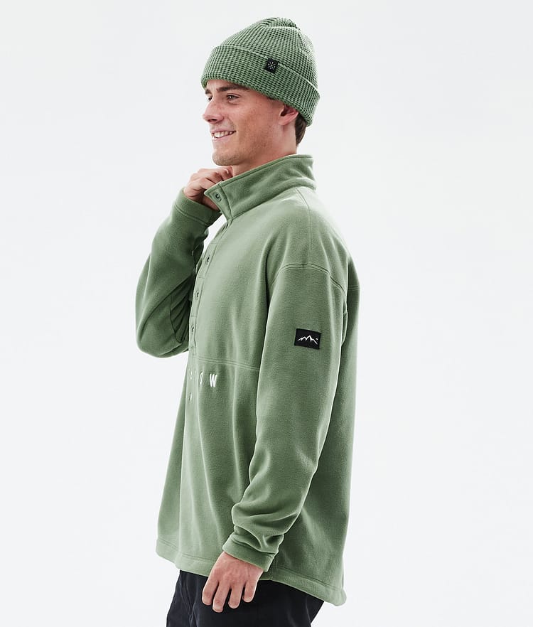 Dope Comfy Fleecepaita Miehet Moss Green, Kuva 5 / 6