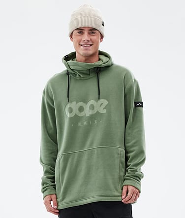 Dope Cozy II Fleecehuppari Miehet Moss Green