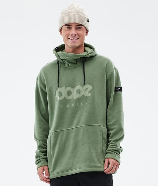 Dope Cozy II Fleecehuppari Miehet Moss Green