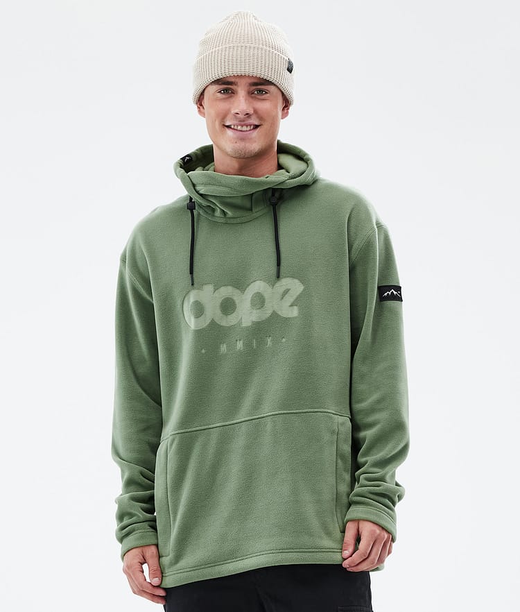 Dope Cozy II Fleecehuppari Miehet Moss Green, Kuva 1 / 7