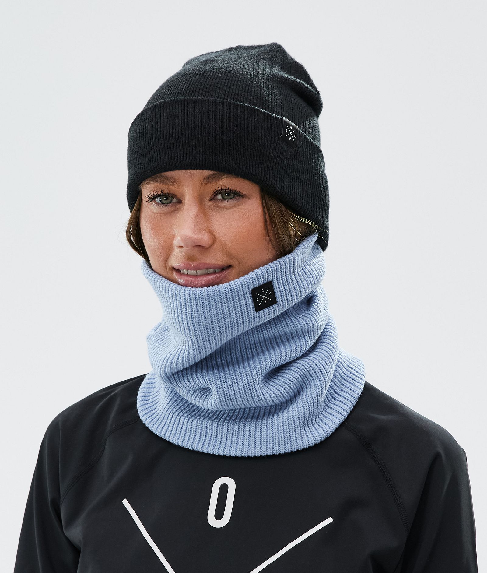 Dope 2X-Up Knitted Tuubihuivi Light Blue, Kuva 3 / 3