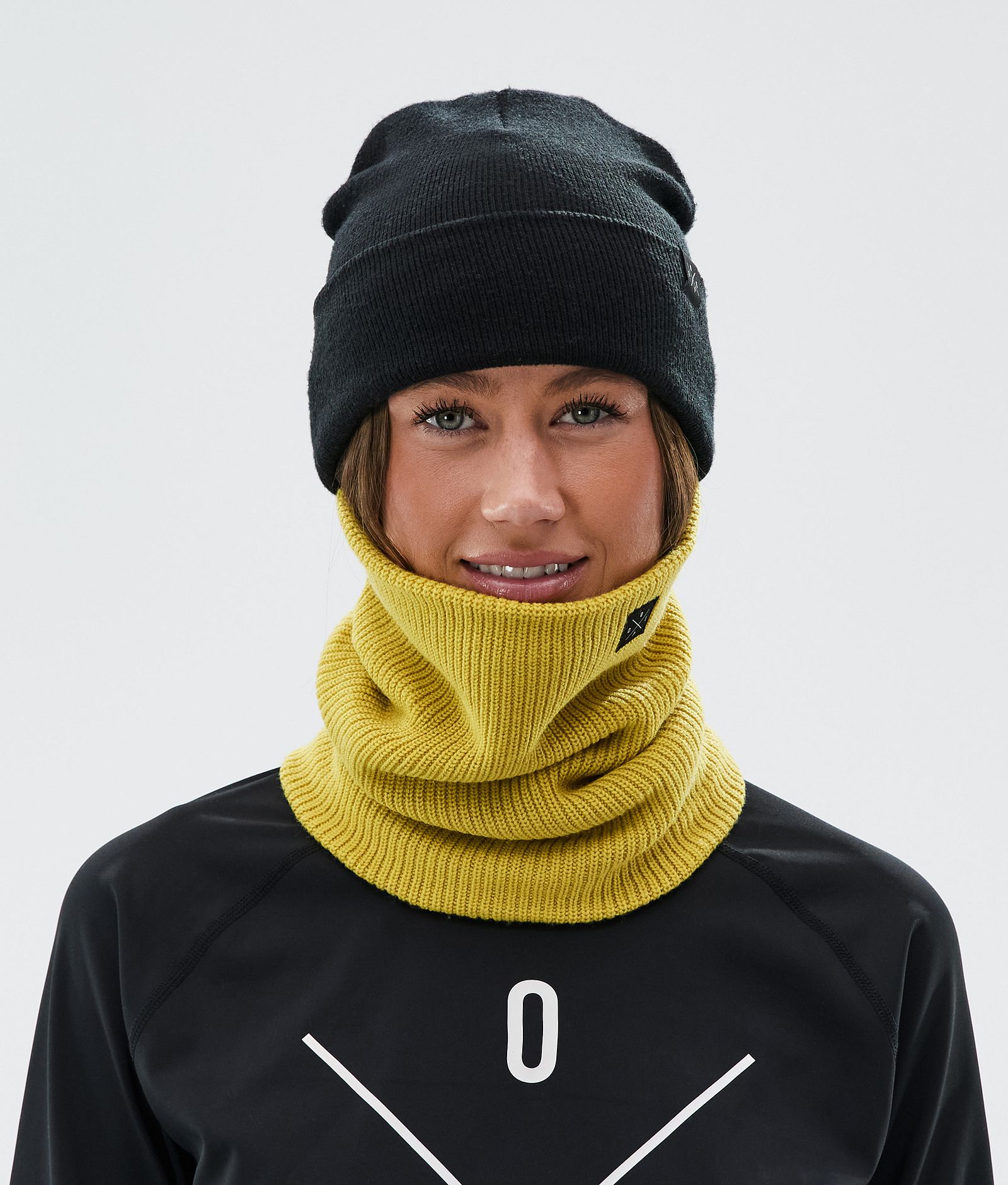 Dope 2X-Up Knitted Tuubihuivi Yellow, Kuva 3 / 3