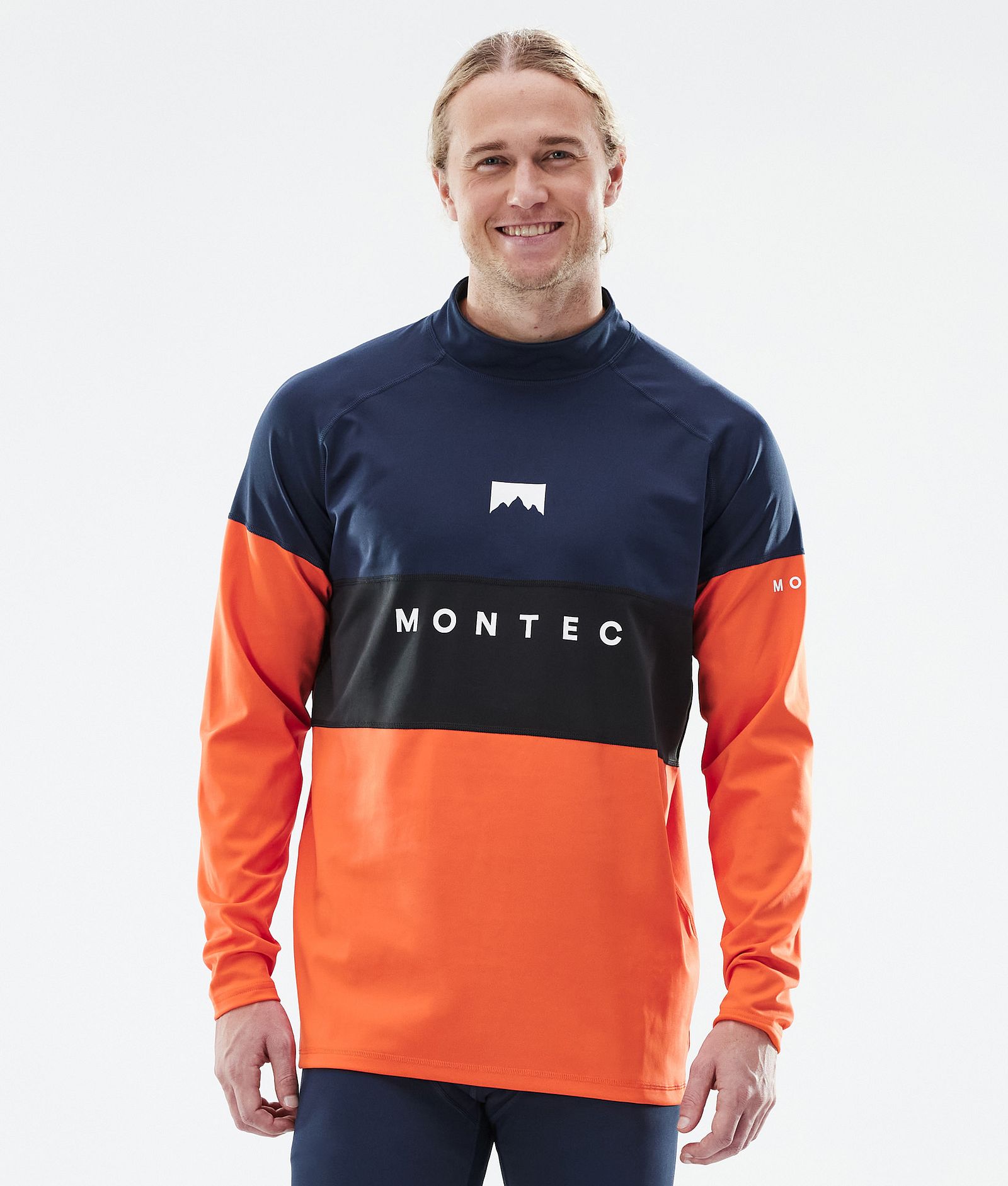 Montec Alpha Kerrastopaita Miehet Dark Blue/Black/Orange, Kuva 1 / 5