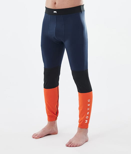 Montec Alpha Kerrastohousut Miehet Dark Blue/Black/Orange