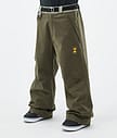 Dope JT Big Lumilautailuhousut Miehet Greenish/Olive Green