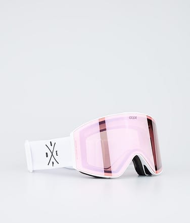 Dope Sight Laskettelulasit White/Pink Mirror