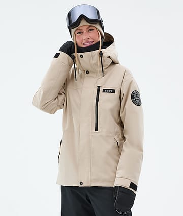 Dope Blizzard W Full Zip Lumilautailutakki Naiset Sand
