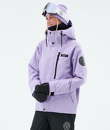 Dope Blizzard W Full Zip Lumilautailutakki Naiset Faded Violet