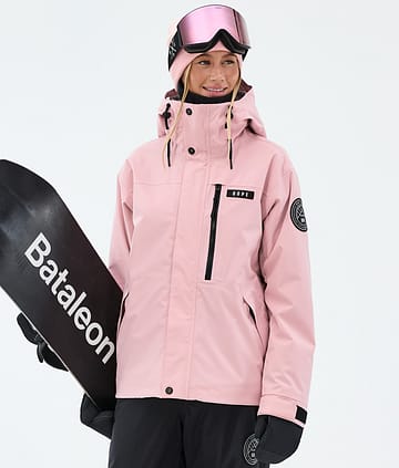 Dope Blizzard W Full Zip Lumilautailutakki Soft Pink