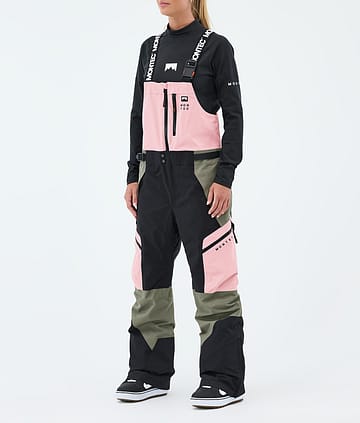 Montec Dozer W Lumilautailuhousut Soft Pink/Greenish/Black