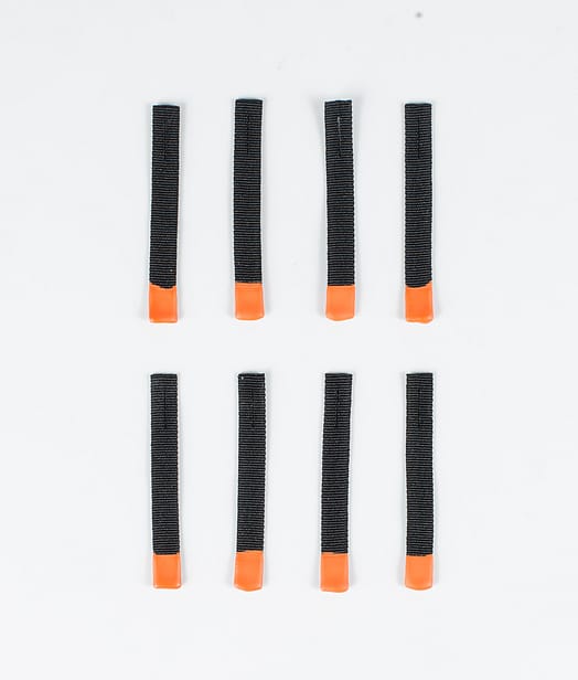 Utilities 8pc Rips Tape Zip Puller Varaosa Black/Orange Tip