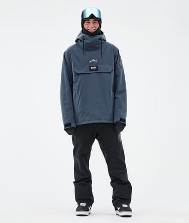 Dope Blizzard Lumilautailu Outfit Miehet Metal Blue/Black