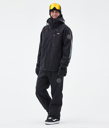 Dope Blizzard Full Zip Lumilautailu Outfit Miehet Black/Black