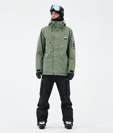 Dope Adept Laskettelu Outfit Miehet Moss Green/Blackout