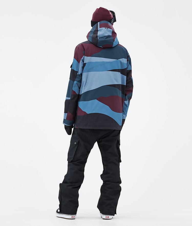 Dope Adept Lumilautailu Outfit Miehet Shards Burgundy Blue/Blackout, Image 2 of 2