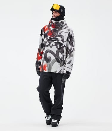 Dope Blizzard Laskettelu Outfit Miehet Spray Black Red/Black