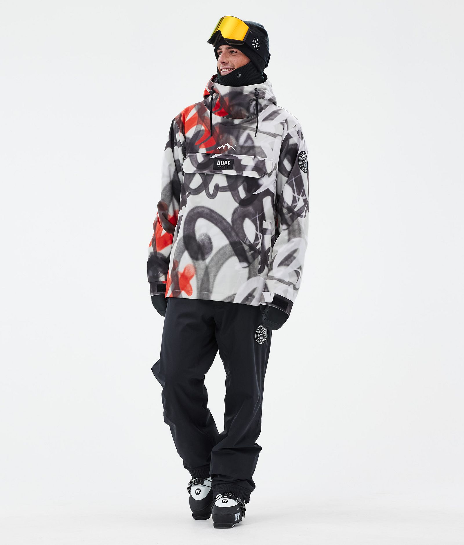 Dope Blizzard Laskettelu Outfit Miehet Spray Black Red/Black, Image 1 of 2